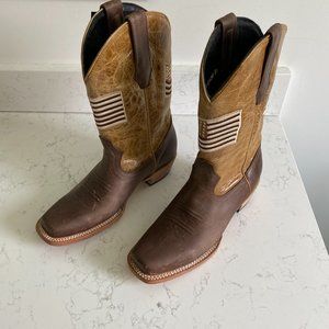 NWT JB Dillon Reserve Brown Leather Women’s Boots Size 8B